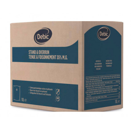 Crème à fouetter 35 % MG Tenue & Foisonnement UHT 10 L