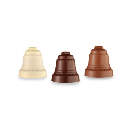 Moulage cloche en chocolat mixte 144 pièces 1.32 kg
