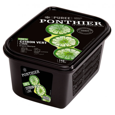 Purée citron vert 100% 1 kg