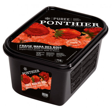 Purée fraise mara des bois sucrée 1 kg