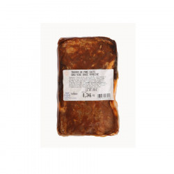 Travers de porc cuit sauce barbecue env 0.400 Kg