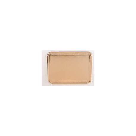 Plateau traiteur FSC 1 face or 19 x 28 cm x 25