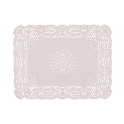 Dentelle Classic blanche rectangle FSC 25 x 35 cm x 250