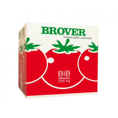Tomates pelées concassées 2X5 kg
