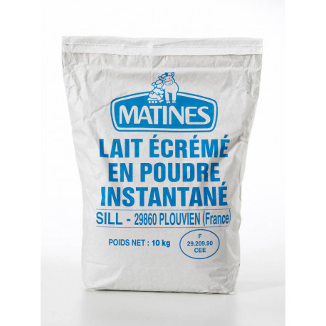 Poudre de lait écrémé à dissolution instantannée 10 kg