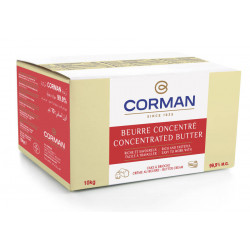 Beurre concentré aromatisé pour crème au beurre vanille 99,9 % MG 10 kg