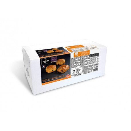 Pain chocolat lunch au beurre AOP Charentes-Poitou prêt à cuite 35 g