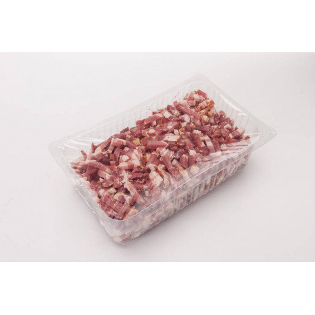 Lardon fumé 8 x 8 mm 1 kg