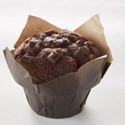 Muffin au chocolat intense avec décor morceaux de chocolat 110 g