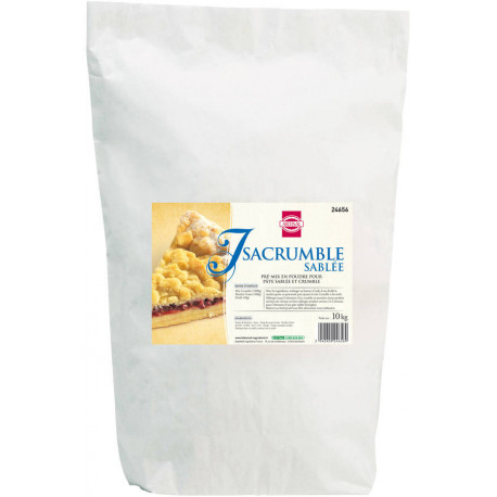 Préparation pour pâte sablée et crumble Isacrumble 10 kg