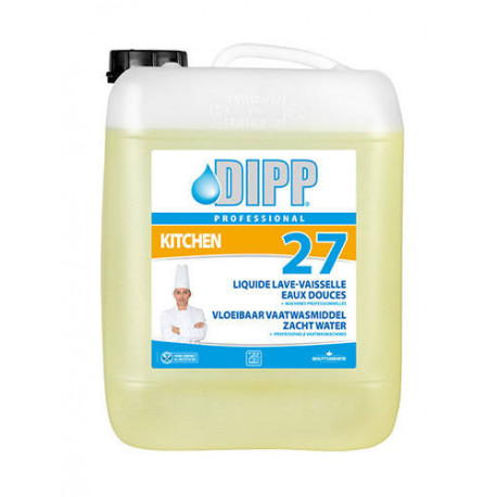 Dipp 27 liquide lave vaisselle eaux douces 10 L