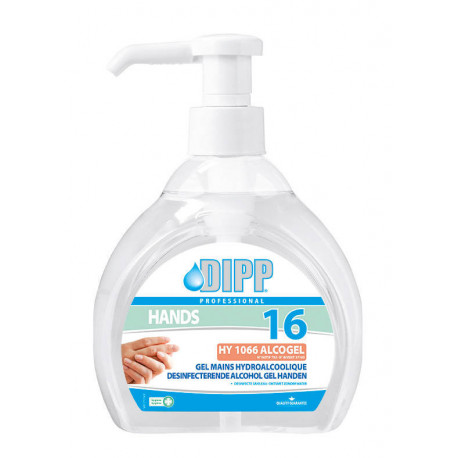 Dipp 16 gel mains hydroalcoolique 500 ml