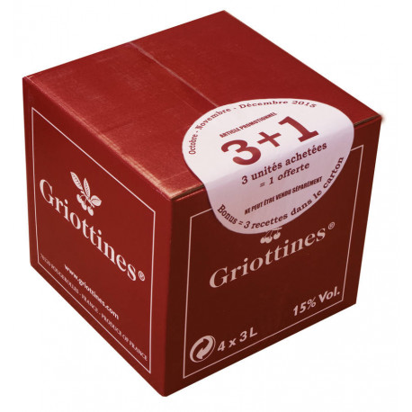 PROMO GRIOTTINE SEAU 3L 15% 3+1 