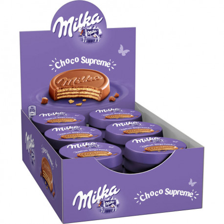 Gaufrette croustillante chocolat Milka Choco Suprême 30 g x 30