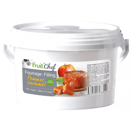 Fourrage avec morceaux pomme caramel 2 kg