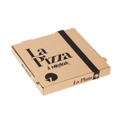 Boîte à pizza brune 260 x 260 x 35 mm x 100
