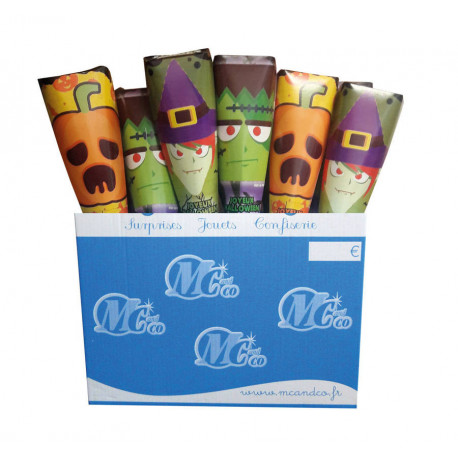Cônes Halloween avec masques à découper x 20