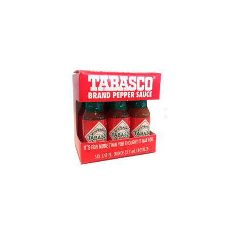 Sauce au piment rouge Tabasco 3,7 ml 6X4