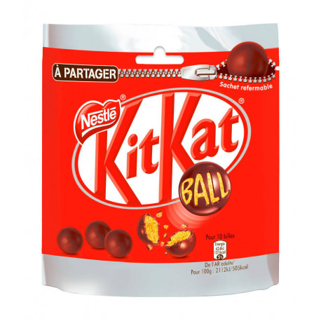 Bonbon dechocolat au lait avec gaufrettes croustillantes Kit Kat 140 g