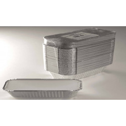  Barquette alu + couvercle carton 670 ml x 100