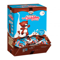 Présentoir l'authentique Petit Ourson guimauve chocolat lait 12,7 g sachet x 80