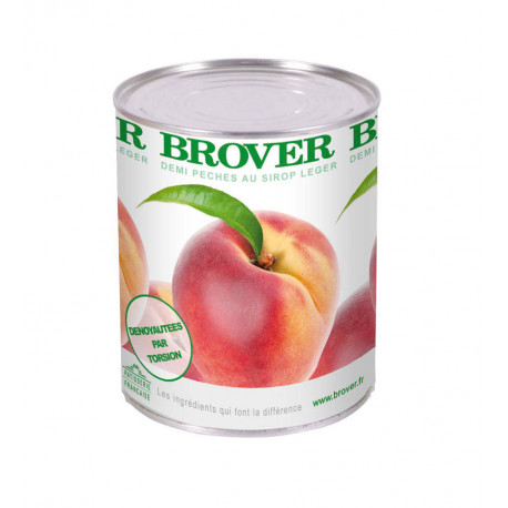 Demi pêche au sirop léger 4/4