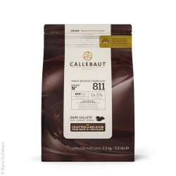 Chocolat de couverture noir Select 53,8% cacao callets 2,5 kg