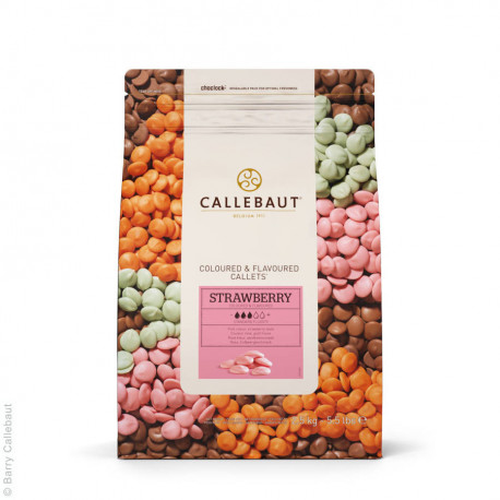 Callets Fraise confiserie colorée 2,5 kg
