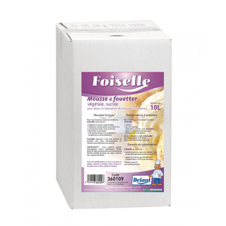 Garniture végétale sucrée à fouetter Foiselle 10 L