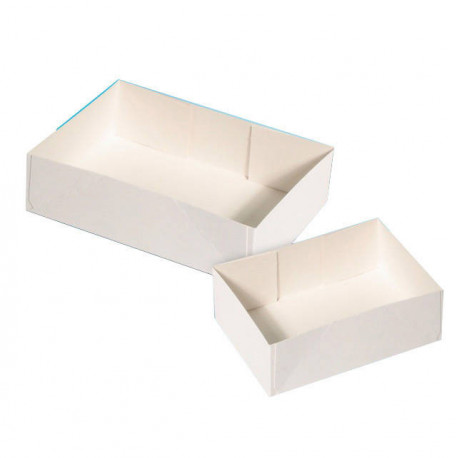 Caissette blanche 22 x 14 x 5 cm x 100