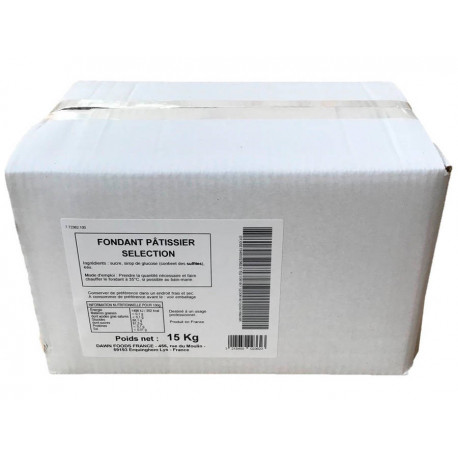 Fondant pâtissier spécial GMS 15 kg
