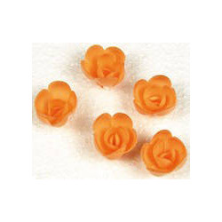 Mini rose orange en azyme 30 mm x 72