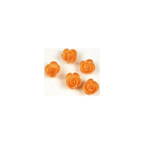 Mini rose orange en azyme 30 mm x 72