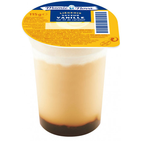 Liégeois vanille sur lit de caramel Maestro 115 g x 4