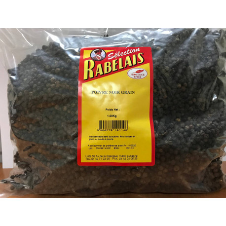 Poivre gris en grains 1 kg