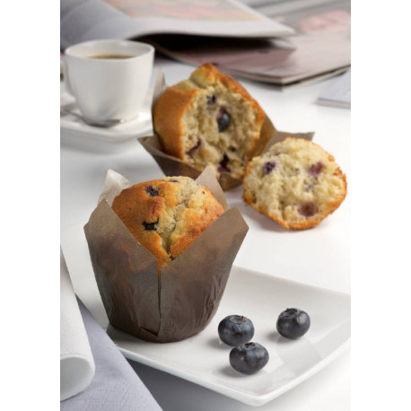 Muffin tulipe classique myrtille-crumble 100 g x 32