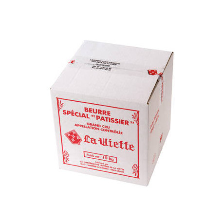 Beurre doux 82 % MG AOP Charentes-Poitou 10 kg
