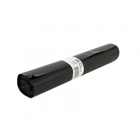 Sac poubelle PEBD 50 microns noir 100 L x 20
