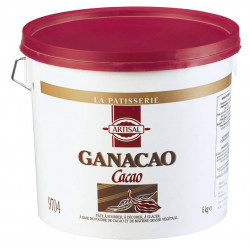 Pâte d'aromatisation chocolat - lait - noisettes Ganacao 6 kg