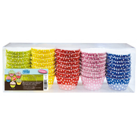 Assortiment de moules en carton D 5 cm x 120