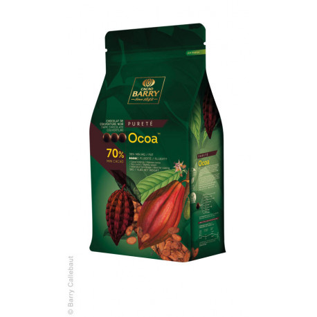 Chocolat de couverture noir 70 % cacao Ocoa 1 kg