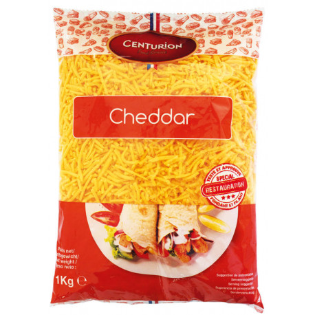 Cheddar râpé gros brins 1 kg