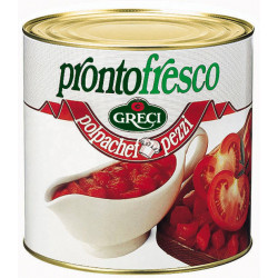 Pulpe de tomate Polpachef pezzi 3/1