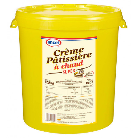 Préparation pour crème pâtissière et flan à chaud super 15 kg