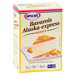 Préparation pour mousse bavaroise mangue Alaska-Express 1 kg