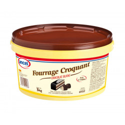 Fourrage croquant chocolat blanc 3 kg