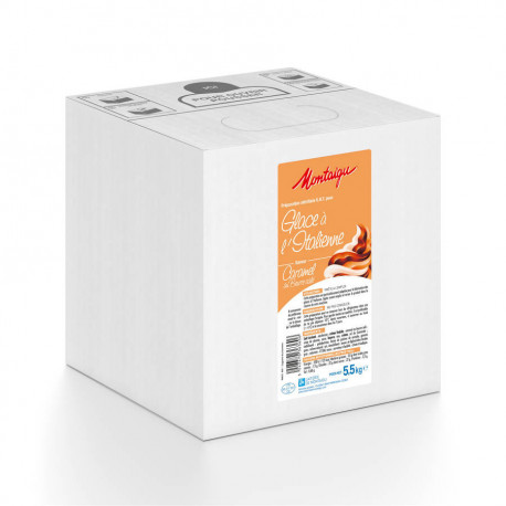 Préparation pour glace caramel au beurre salé UHT 5,5 kg