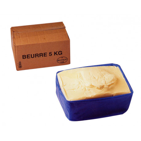 Beurre doux 82 % MG 5 Kg