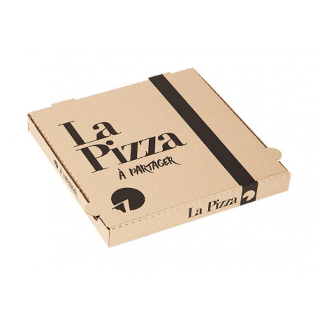 Boîte à pizza brune 290 x 290 x 35 mm x 100