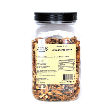 Noix extra moitié claire 900g